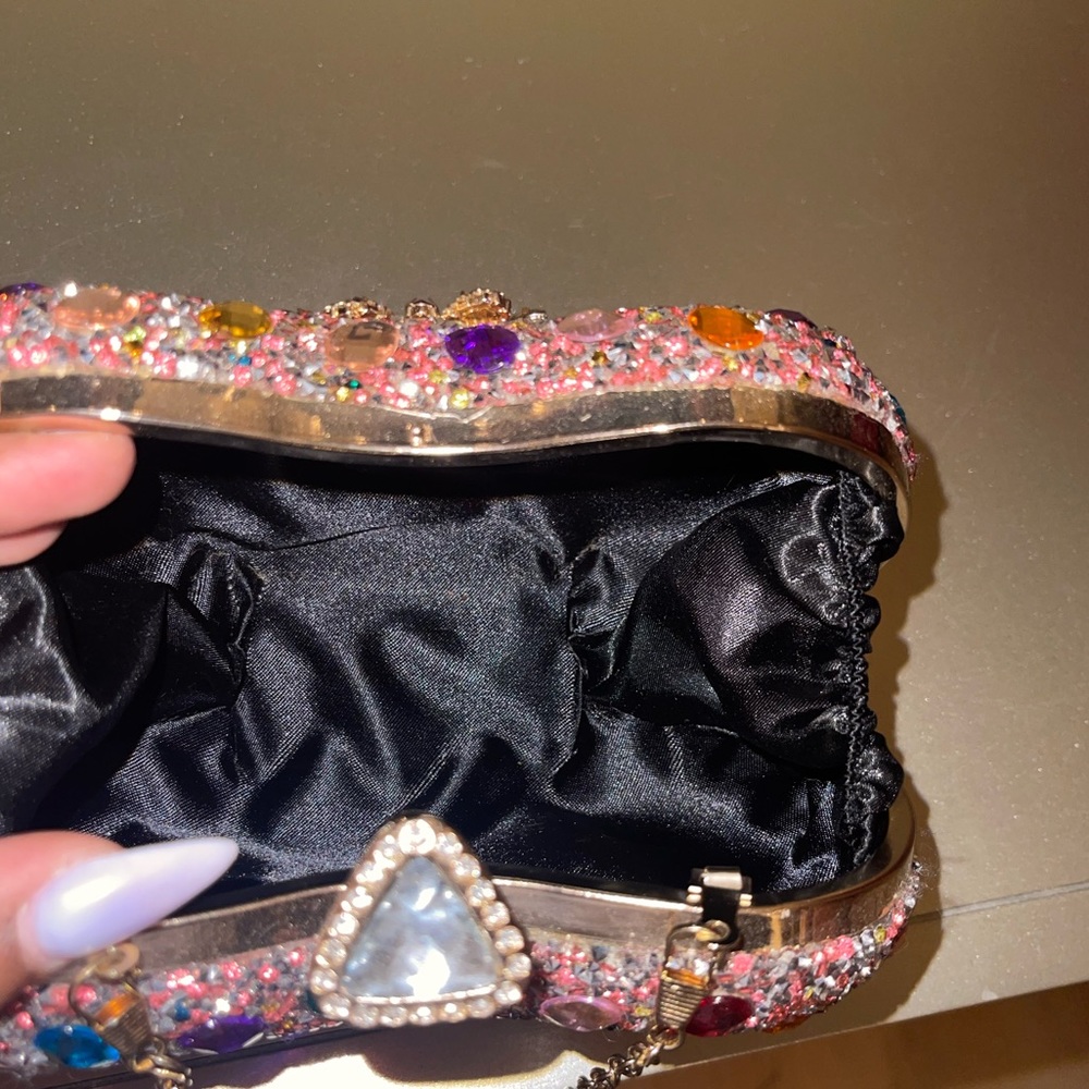 Multicolor Rhinestone Purse - Picture 2 of 3